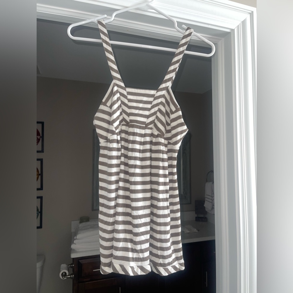 BCBG stripped tank top, size small